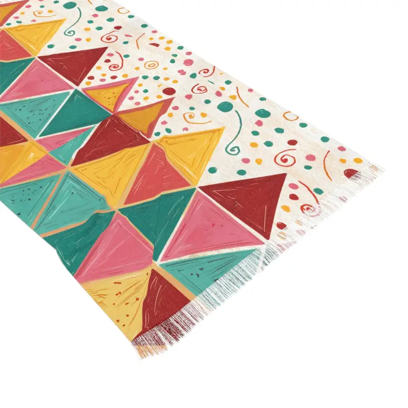 Vibrant Geometrical Scarves - Seamless Construction - DipaliZ