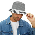 Turtle Print Bucket Hat - Polyester Summer Style - DipaliZ