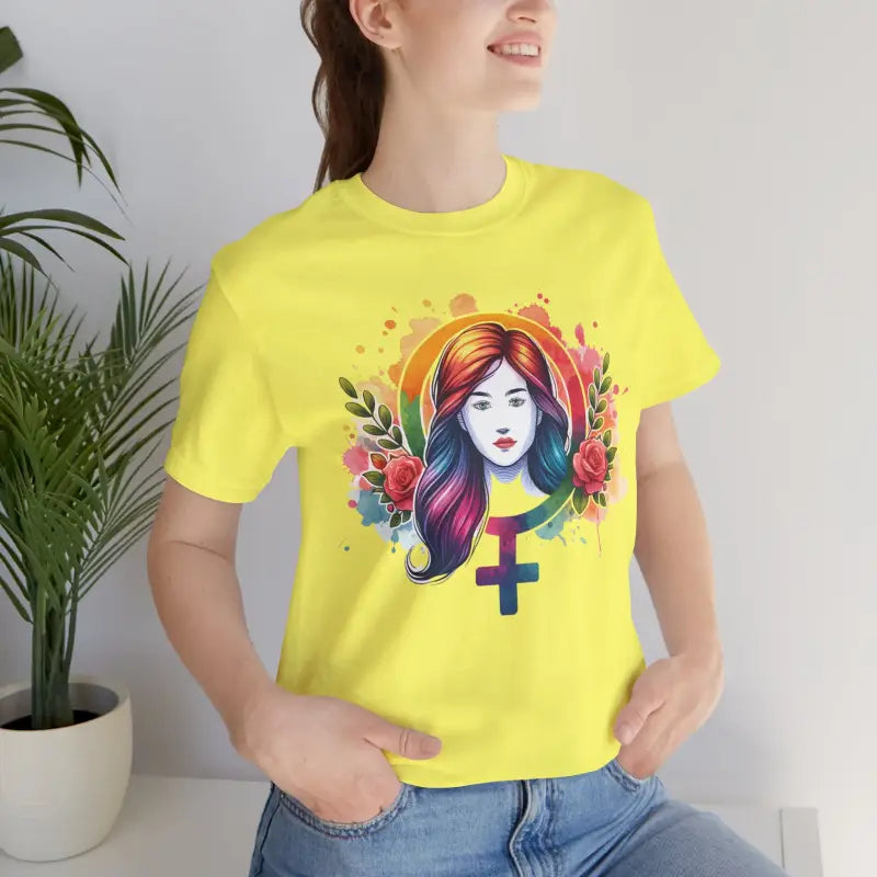 Short Sleeve Tee - Female Symbol Unisex Style - DipaliZ