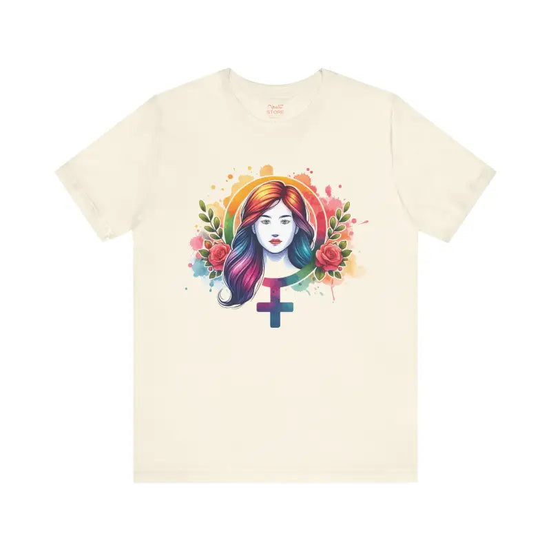 Short Sleeve Tee - Female Symbol Unisex Style - DipaliZ