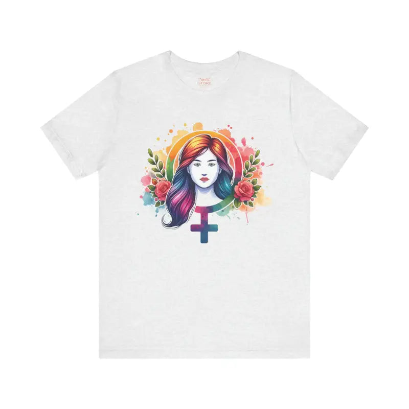 Short Sleeve Tee - Female Symbol Unisex Style - DipaliZ