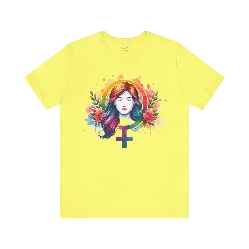 Short Sleeve Tee - Female Symbol Unisex Style - DipaliZ