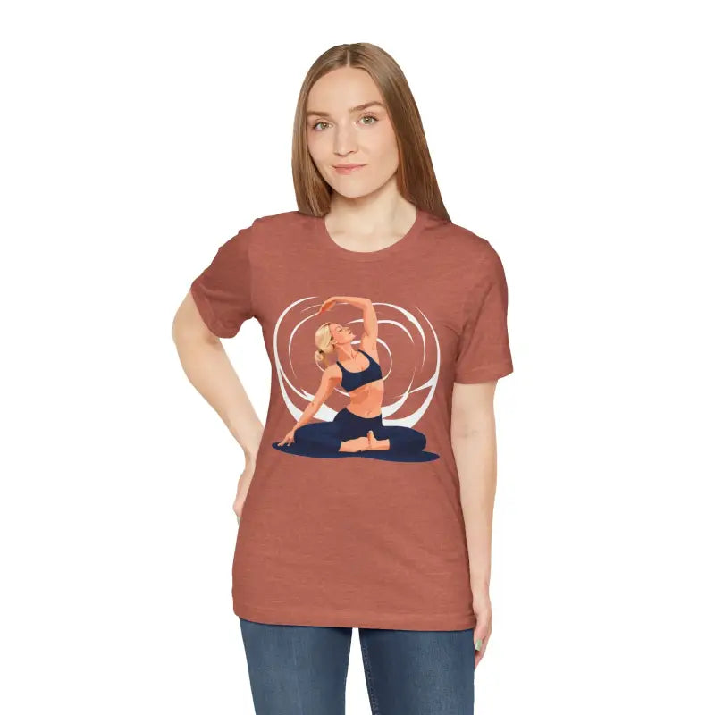 Yoga Unisex Jersey Short - Ultra Soft Comfort Tee - DipaliZ