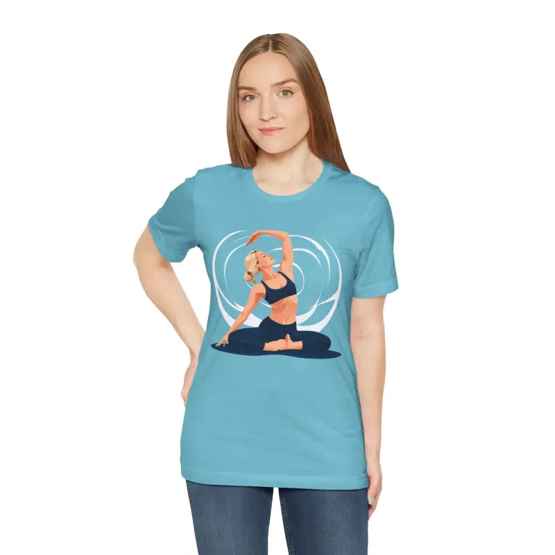 Yoga Unisex Jersey Short - Ultra Soft Comfort Tee - DipaliZ