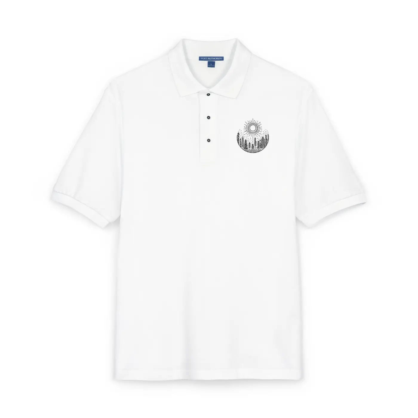 Elevated Embroidered Unisex Polo - Cool Sophistication - DipaliZ