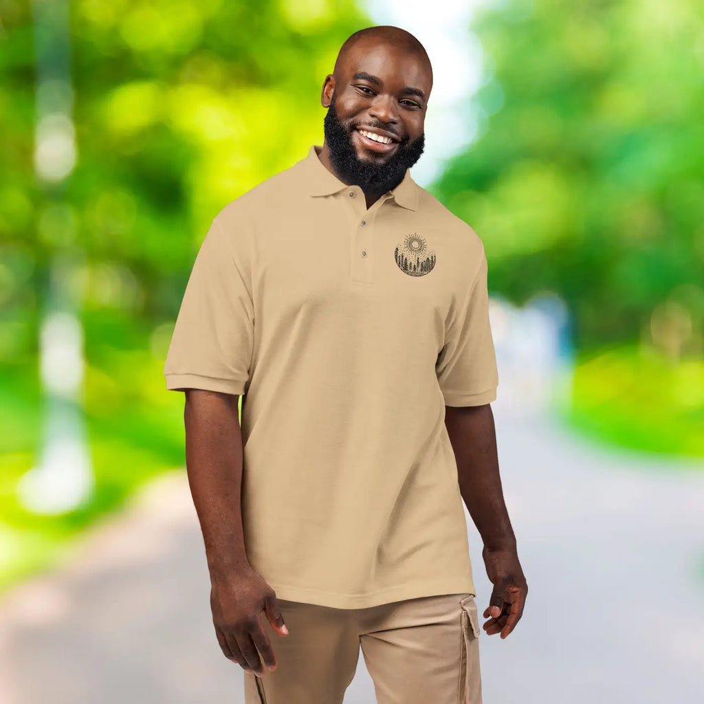 Elevated Embroidered Unisex Polo - Cool Sophistication - DipaliZ