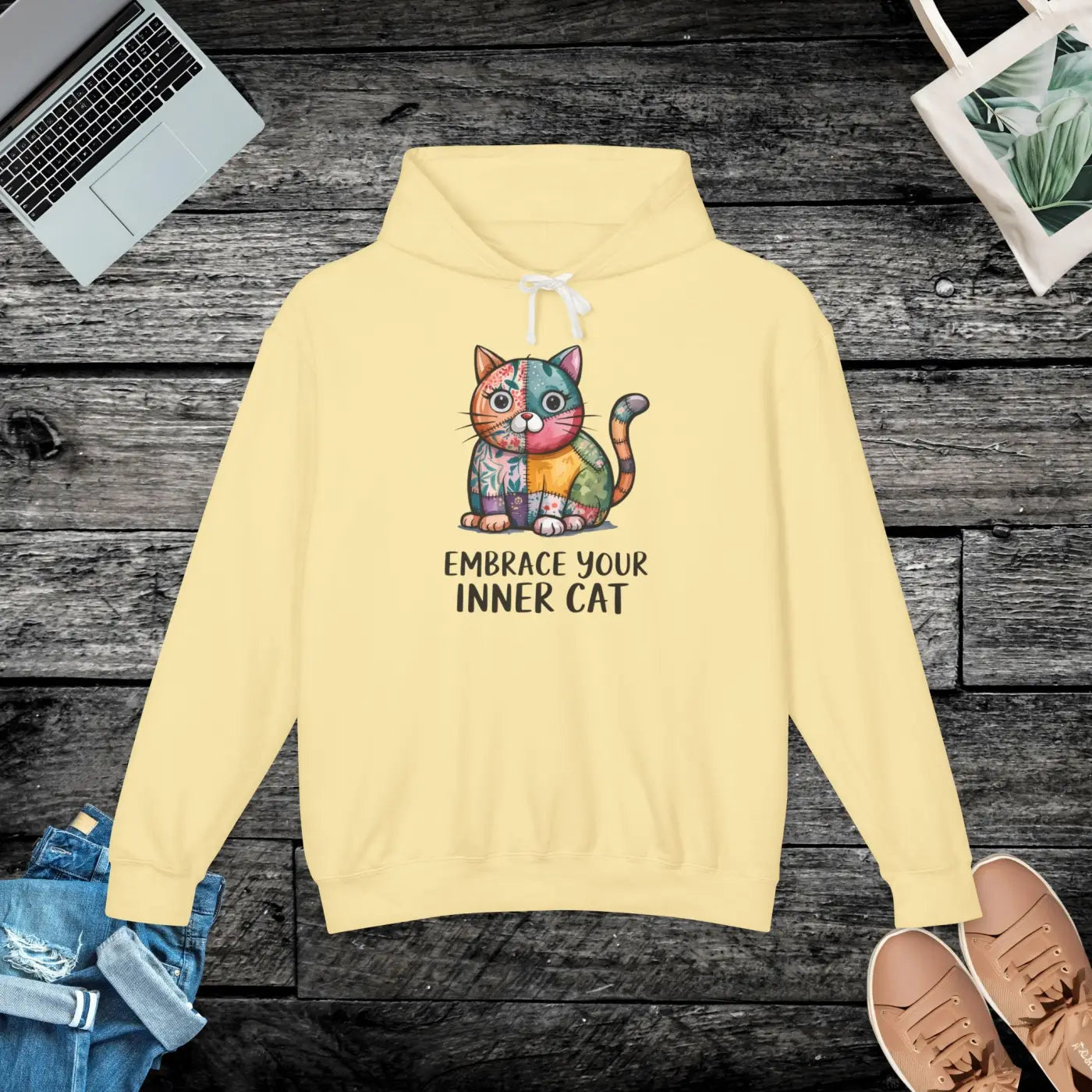 Cat Snuggle Hoodie - Oeko-Tex Certified Low-Impact - DipaliZ