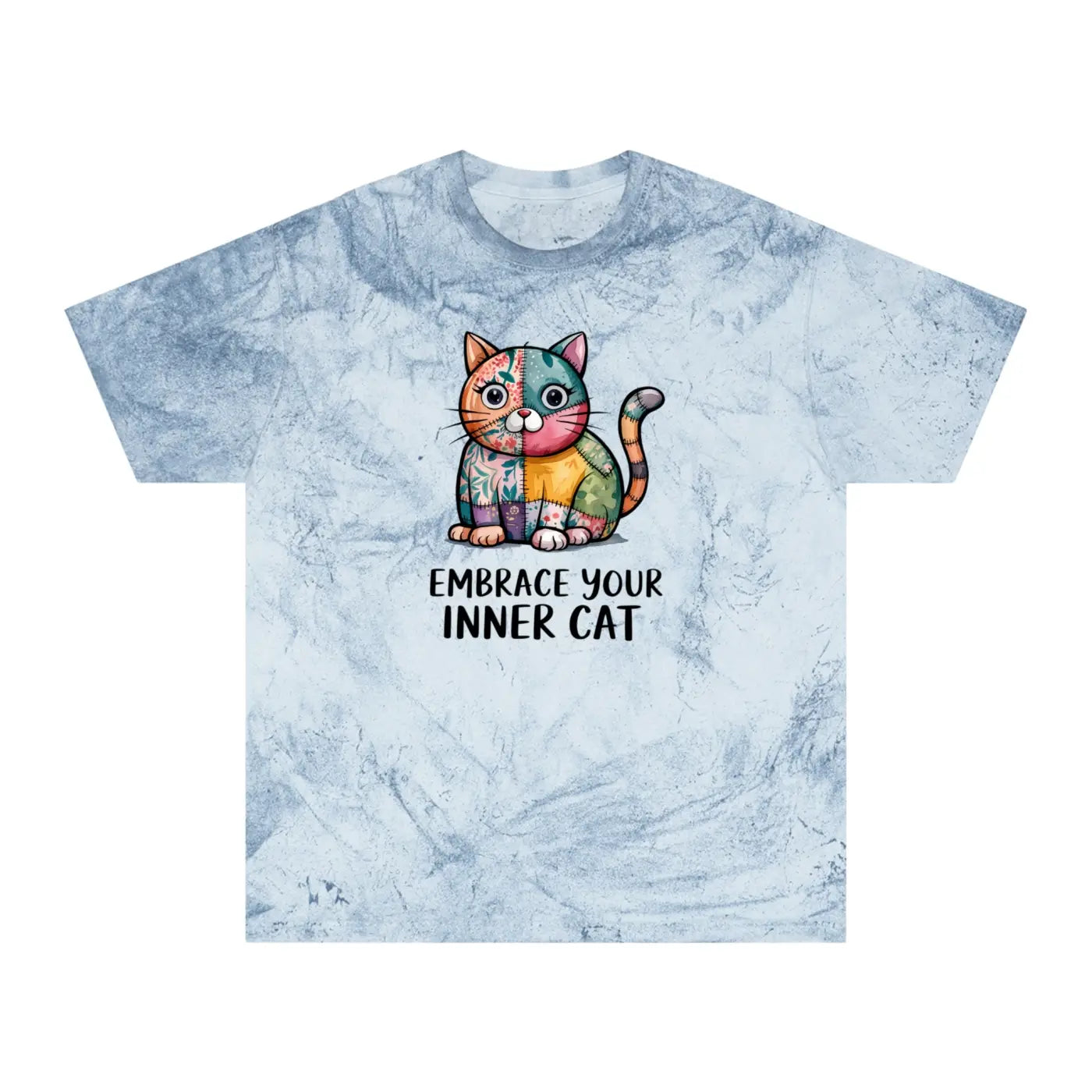 Unisex Color Blast T-Shirt - Cat Lovers Ring-Spun Cotton - DipaliZ