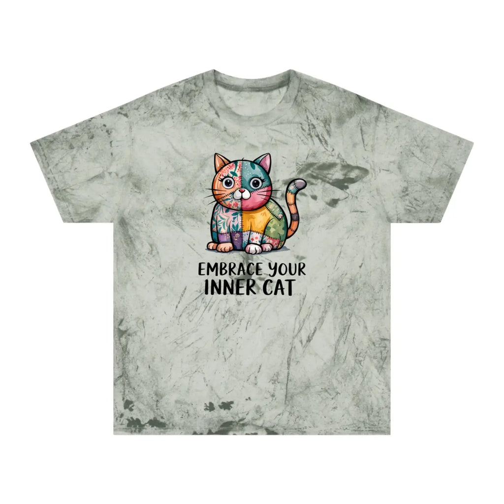 Unisex Color Blast T-Shirt - Cat Lovers Ring-Spun Cotton - DipaliZ