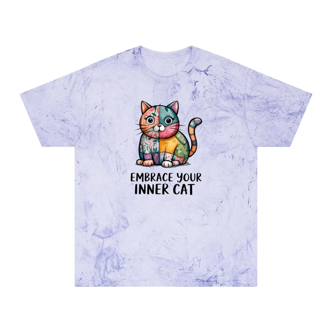 Unisex Color Blast T-Shirt - Cat Lovers Ring-Spun Cotton - DipaliZ