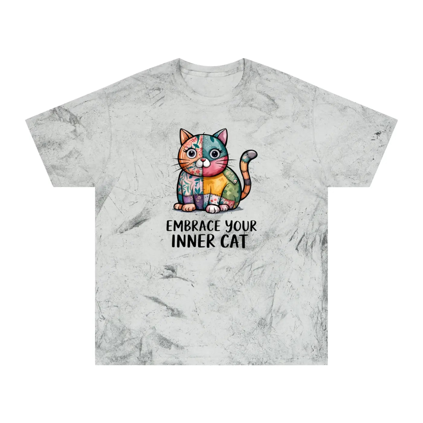 Unisex Color Blast T-Shirt - Cat Lovers Ring-Spun Cotton - DipaliZ