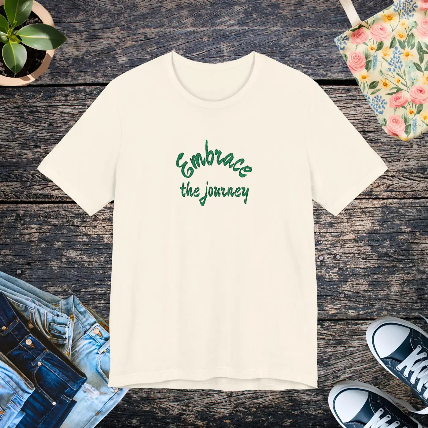Motivational Quote Tee - Premium Journey Travel Shirt - DipaliZ