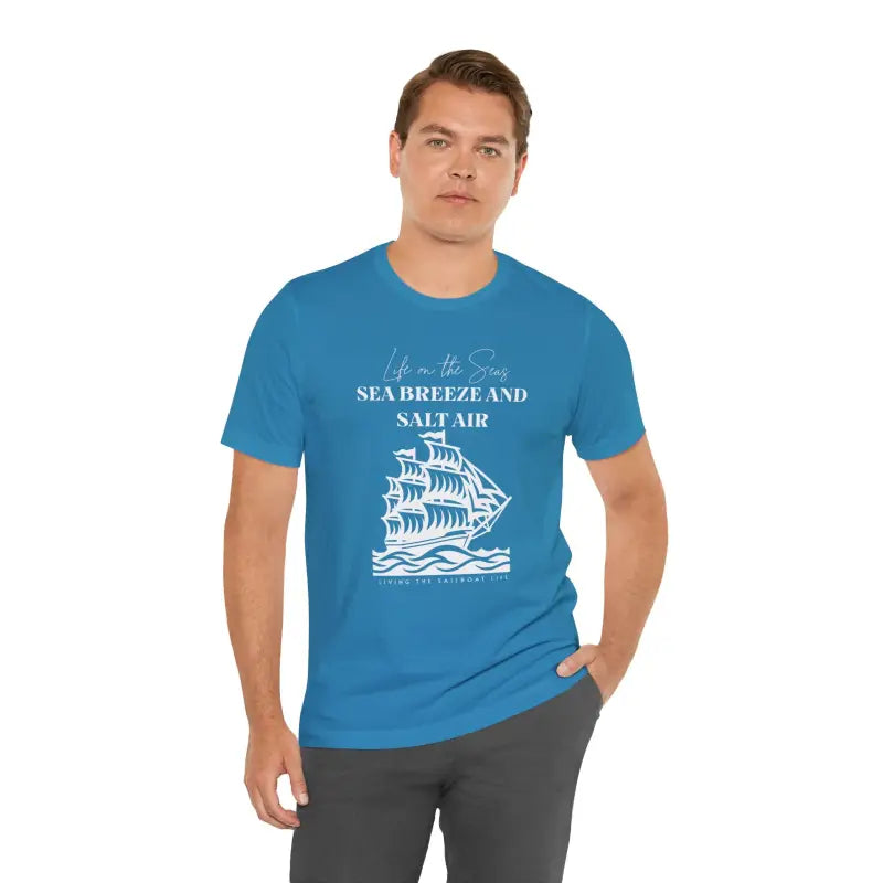 Sailboat Life Tee - Sea Breeze and Salt Air Design - DipaliZ