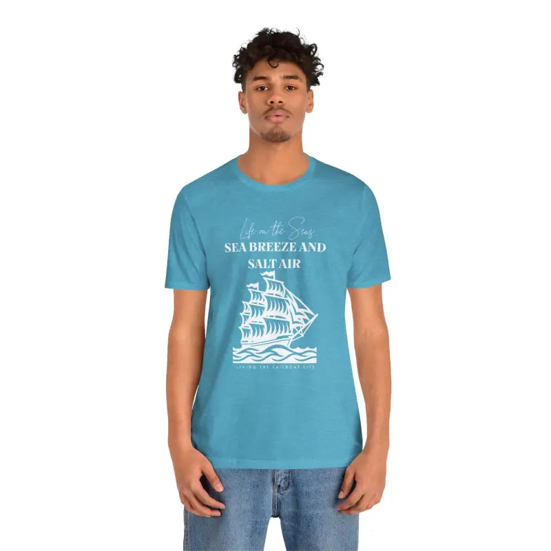 Sailboat Life Tee - Sea Breeze and Salt Air Design - DipaliZ