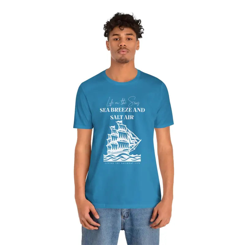Sailboat Life Tee - Sea Breeze and Salt Air Design - DipaliZ