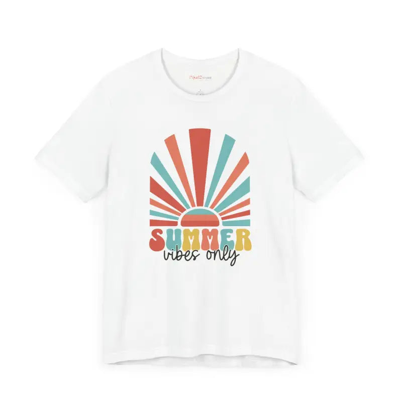 Summer Vibes Only Cotton Tee - Short Sleeve Unisex - DipaliZ