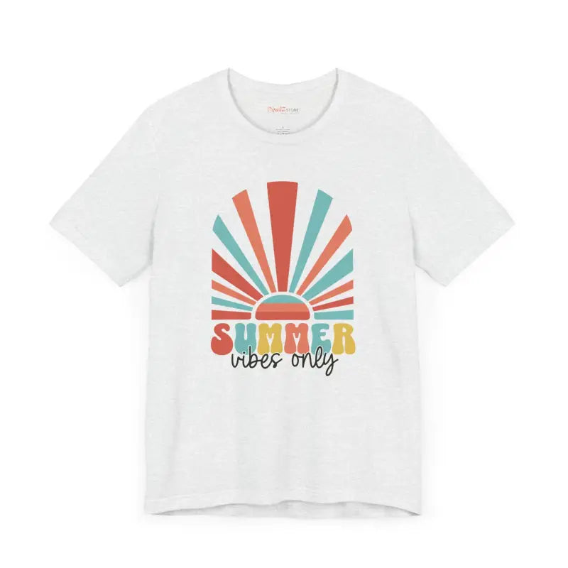Summer Vibes Only Cotton Tee - Short Sleeve Unisex - DipaliZ