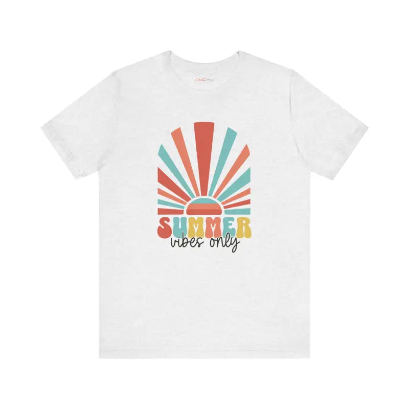 Summer Vibes Only Cotton Tee - Short Sleeve Unisex - DipaliZ