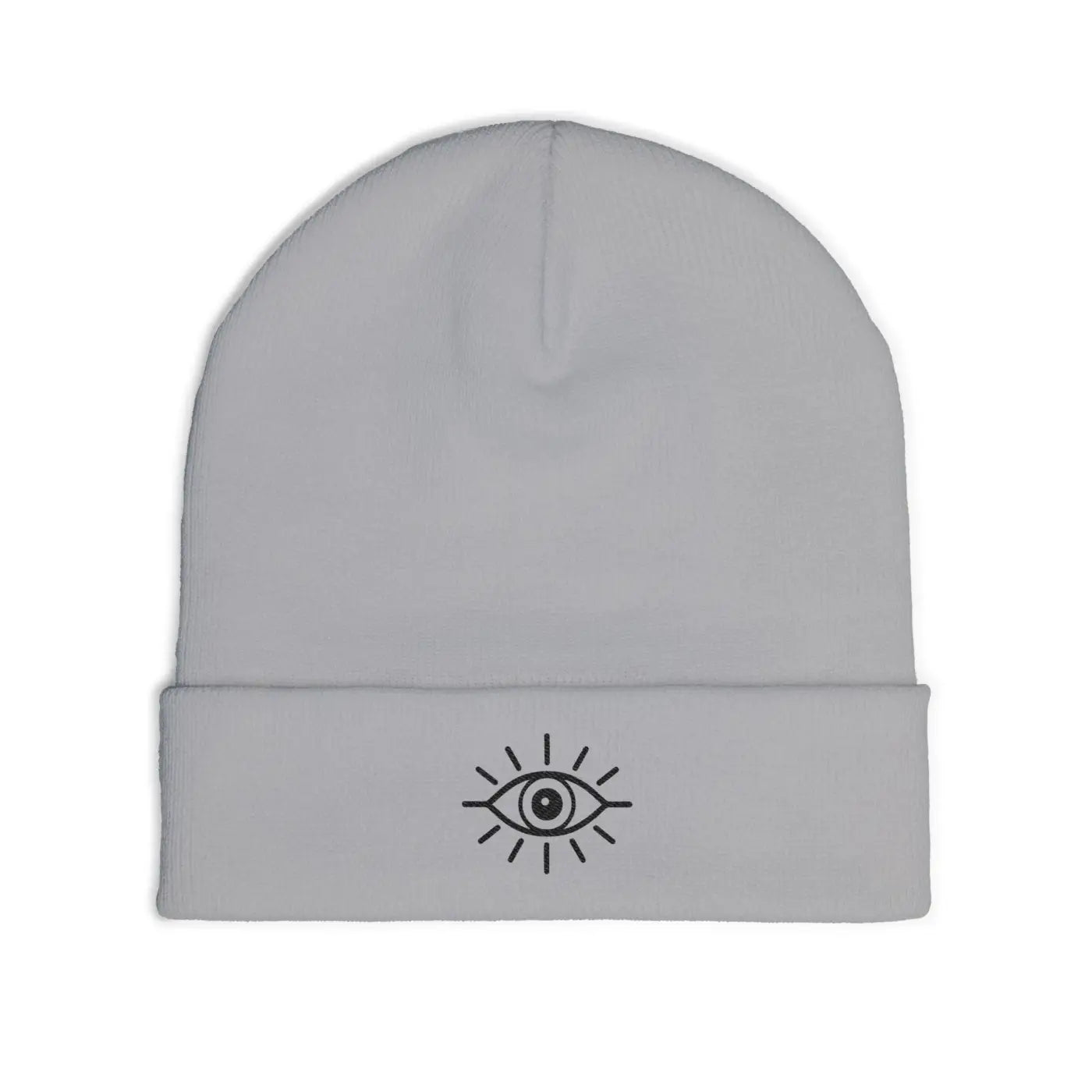 Eye Knit Beanie - Minimal Mystic Winter Hat - DipaliZ