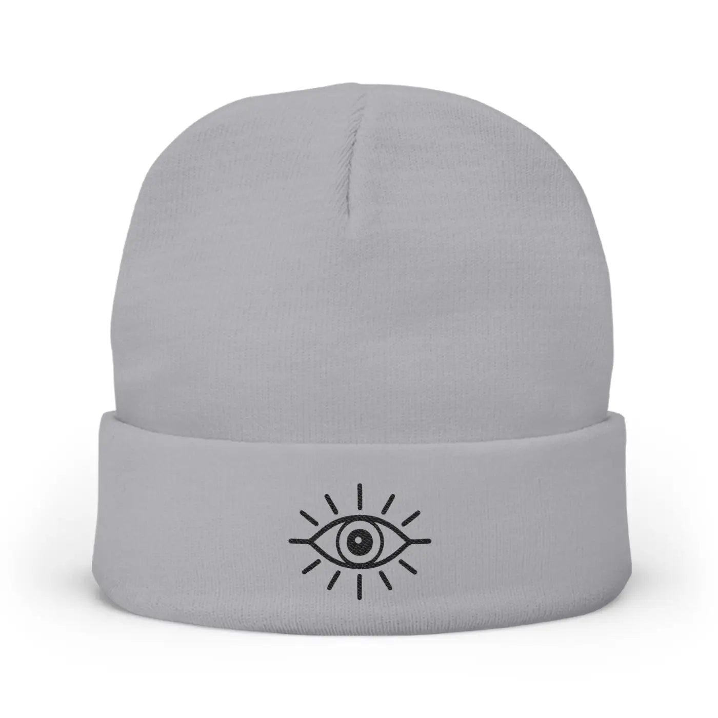 Eye Knit Beanie - Minimal Mystic Winter Hat - DipaliZ