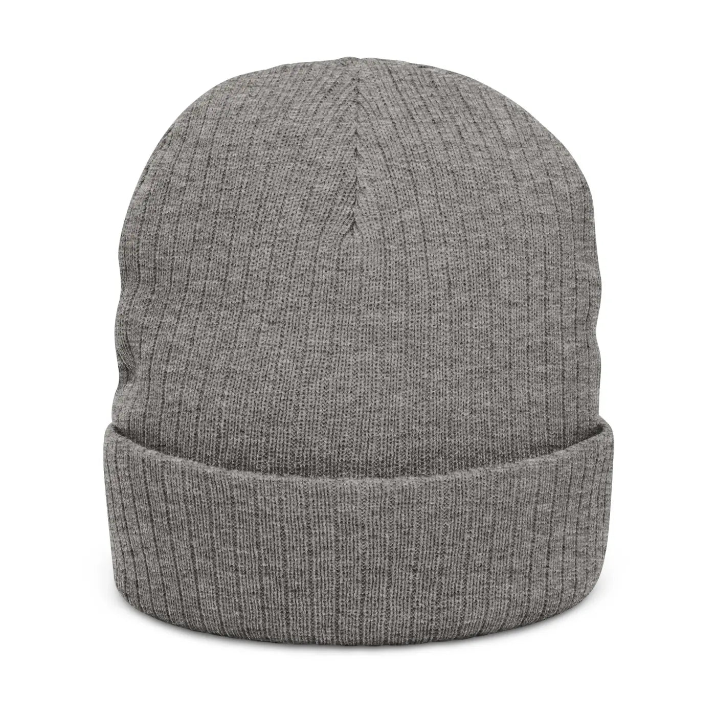 Ribbed Knit Beanie - Broke But Educated Patch - DipaliZ