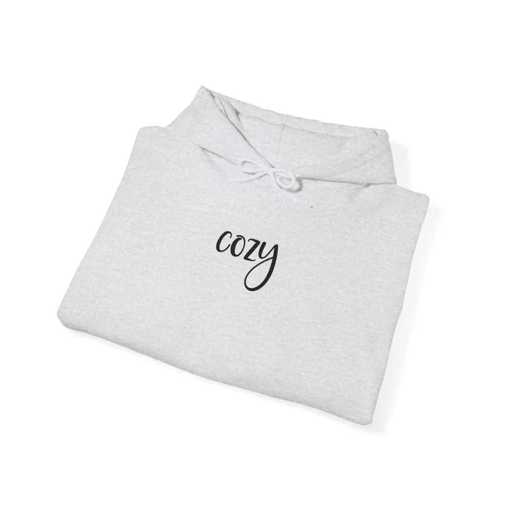 Premium Comfort Embroidered Cozy Word Hoodie - DipaliZ