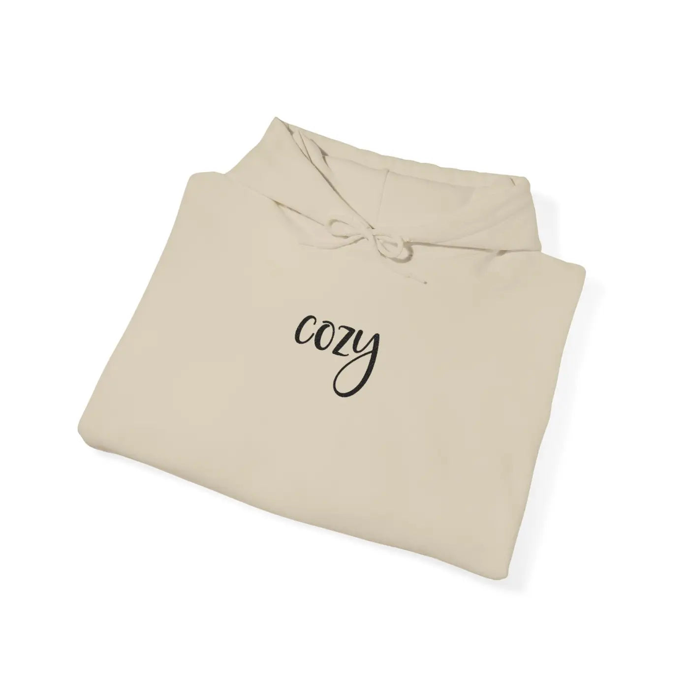 Premium Comfort Embroidered Cozy Word Hoodie - DipaliZ