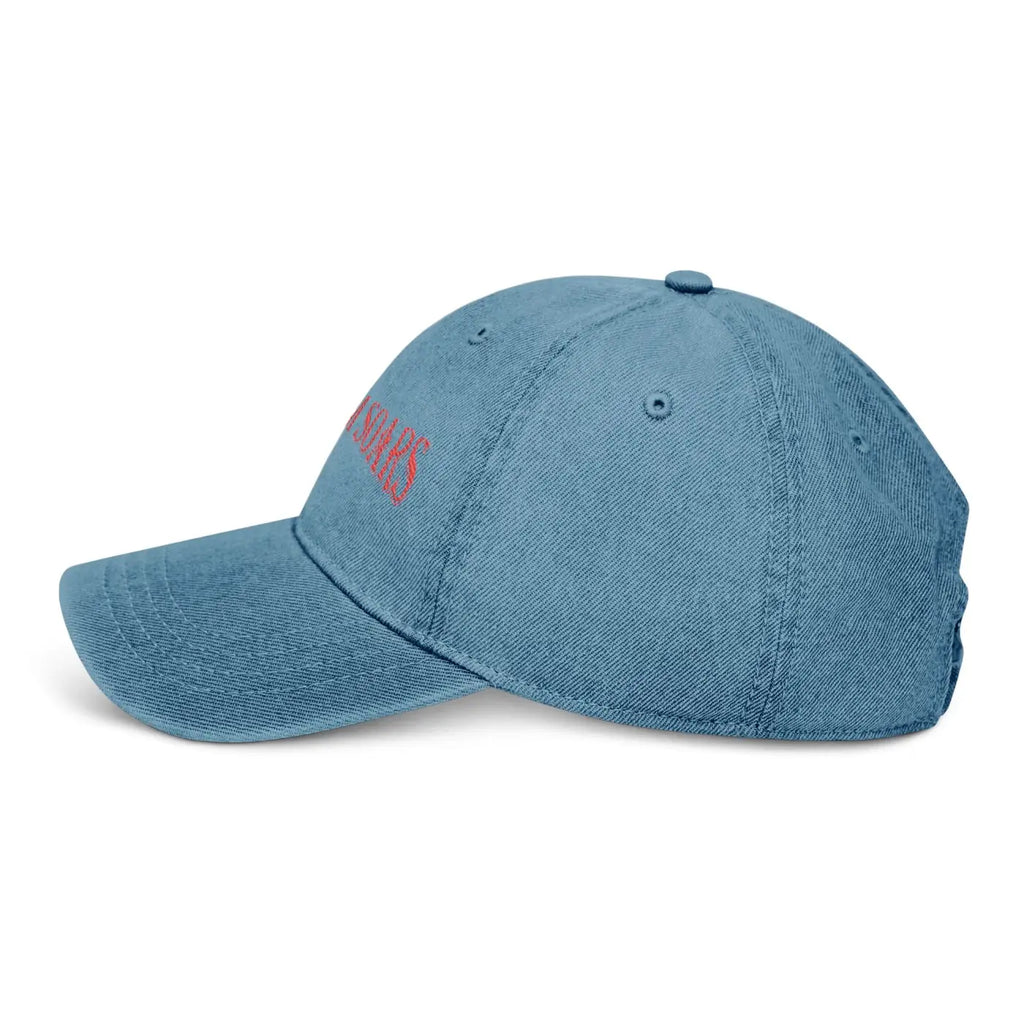 Embroidery Denim Hat - Dad Hat Energy Everyday Wear - DipaliZ
