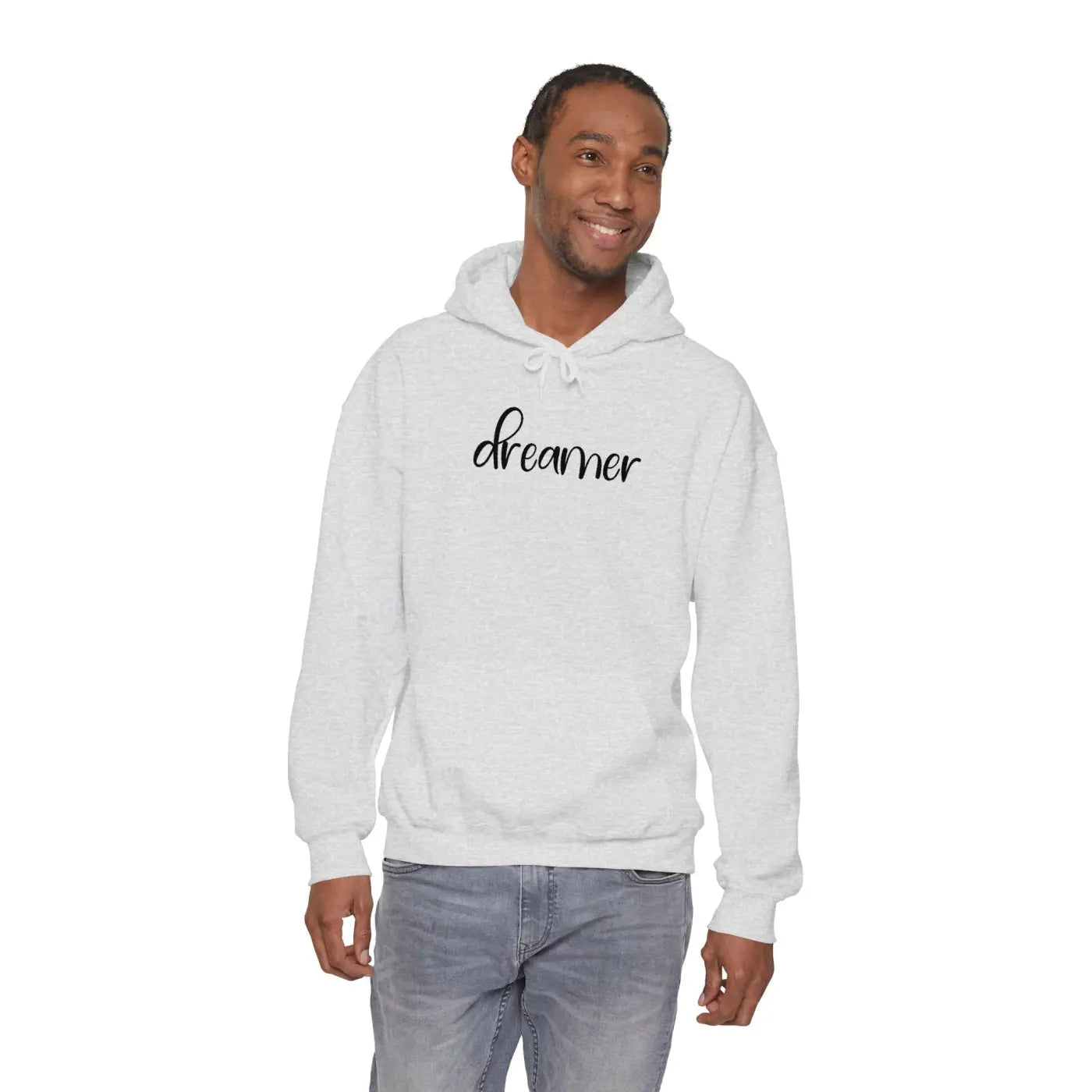 Embroidered Dreamer Unisex Heavy Hoodie - Cotton-Poly Blend - DipaliZ