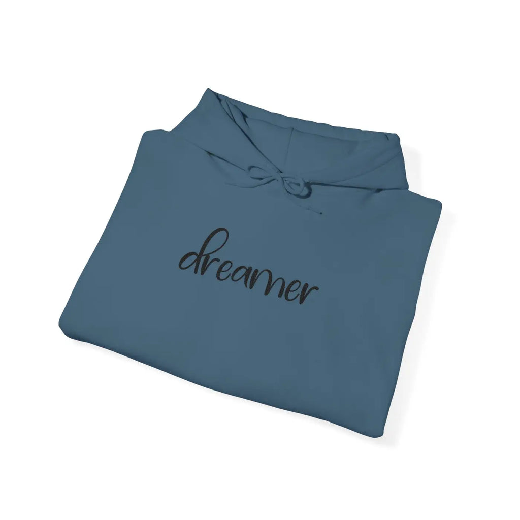 Embroidered Dreamer Unisex Heavy Hoodie - Cotton-Poly Blend - DipaliZ
