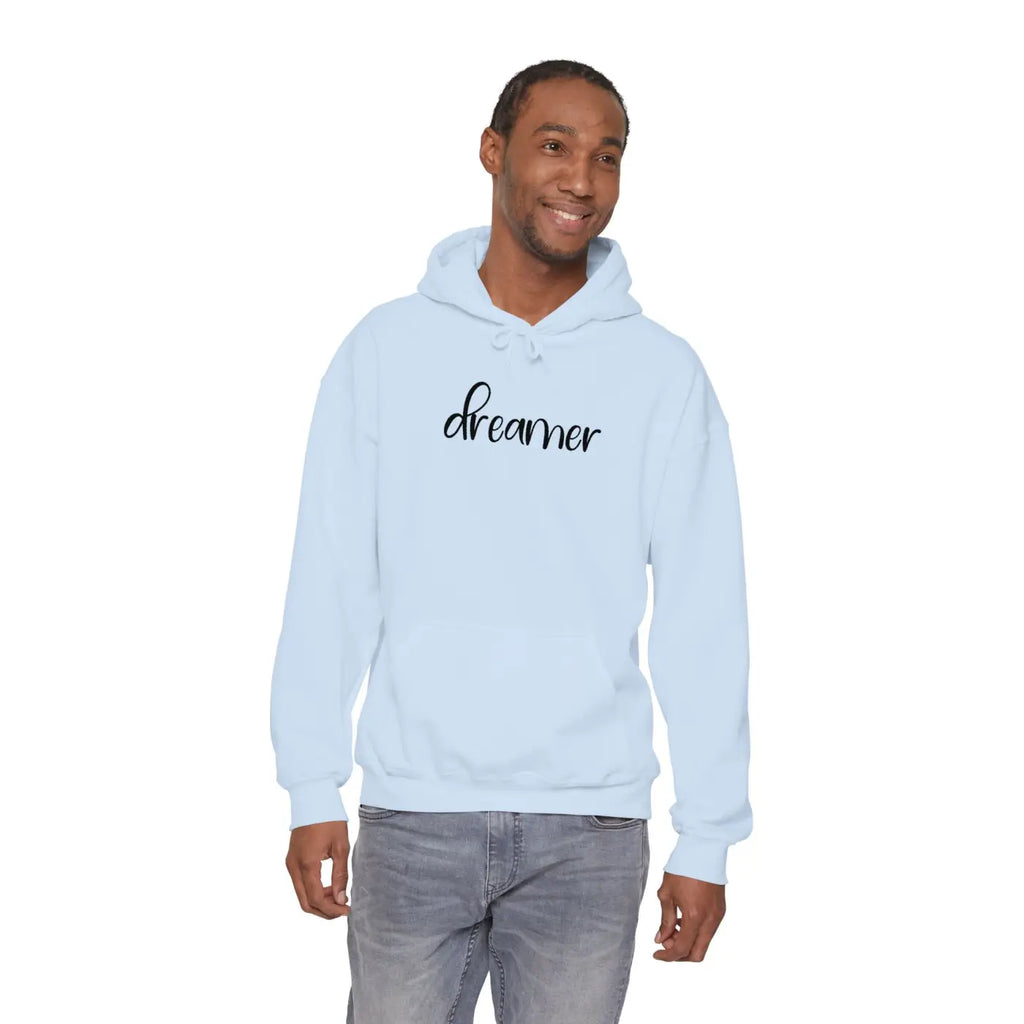 Embroidered Dreamer Unisex Heavy Hoodie - Cotton-Poly Blend - DipaliZ