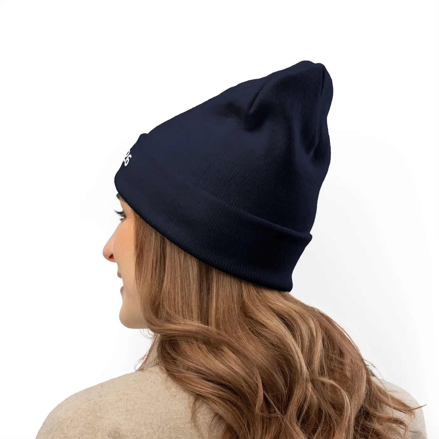 Personalized Knit Beanie Embroidered Est 2026 - Soft Cotton-Acrylic Blend - DipaliZ