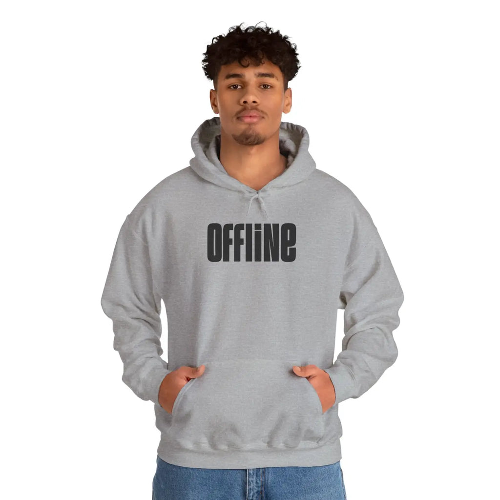 Minimalist Offline Hoodie - Digital Detox Pullover - DipaliZ