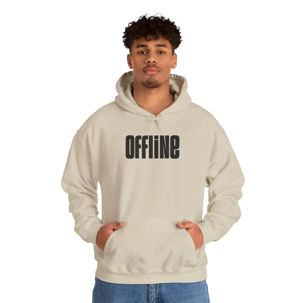 Minimalist Offline Hoodie - Digital Detox Pullover - DipaliZ
