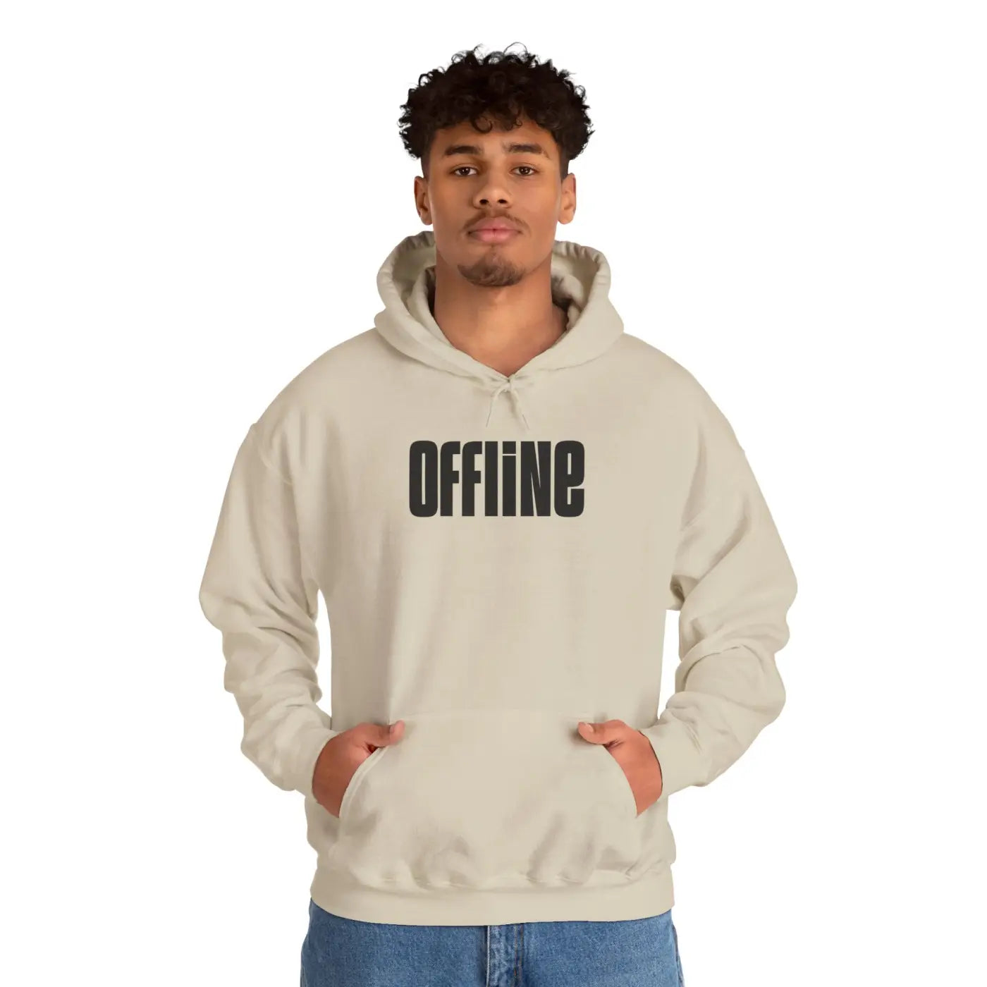 Minimalist Offline Hoodie - Digital Detox Pullover - DipaliZ