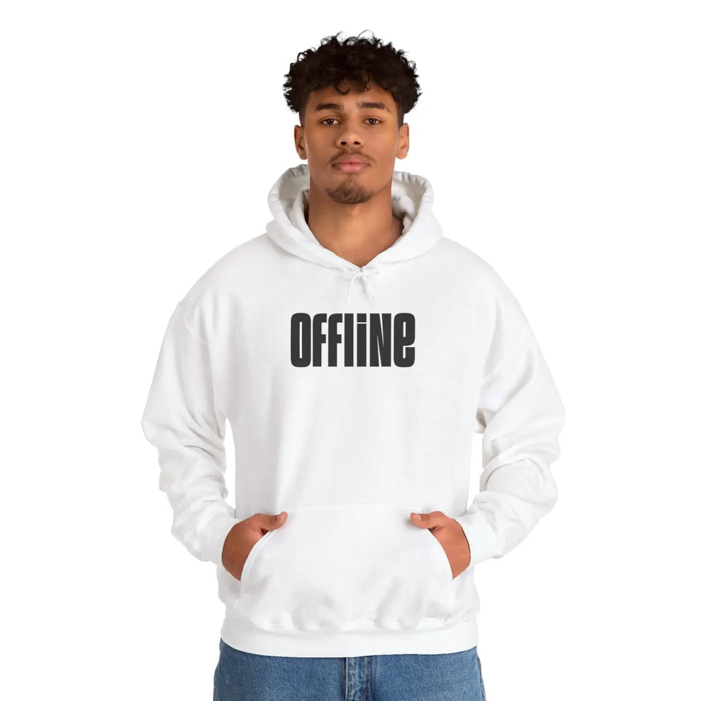 Minimalist Offline Hoodie - Digital Detox Pullover - DipaliZ