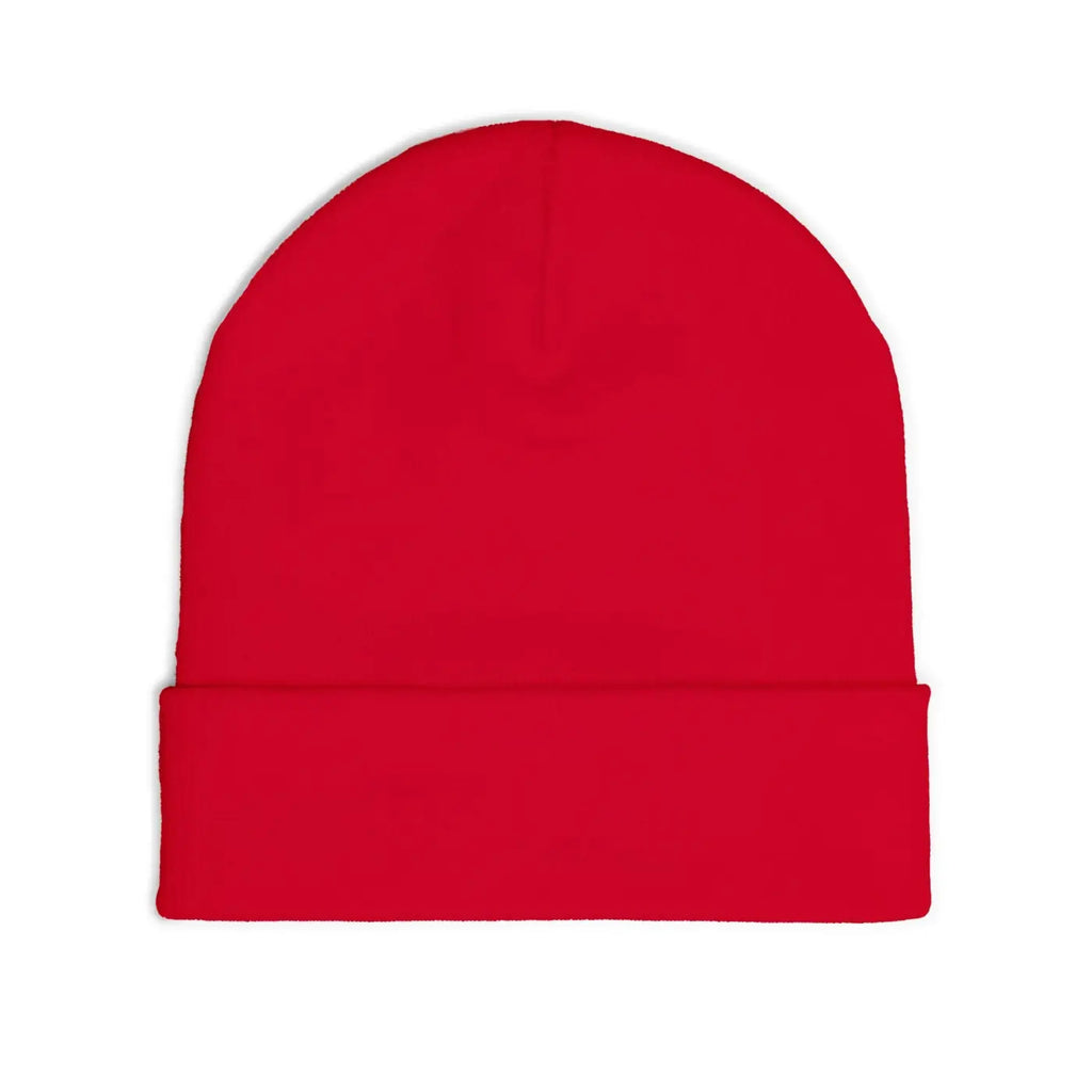 Gothic Script Knit Hat - Embroidered Personalized Beanie - DipaliZ