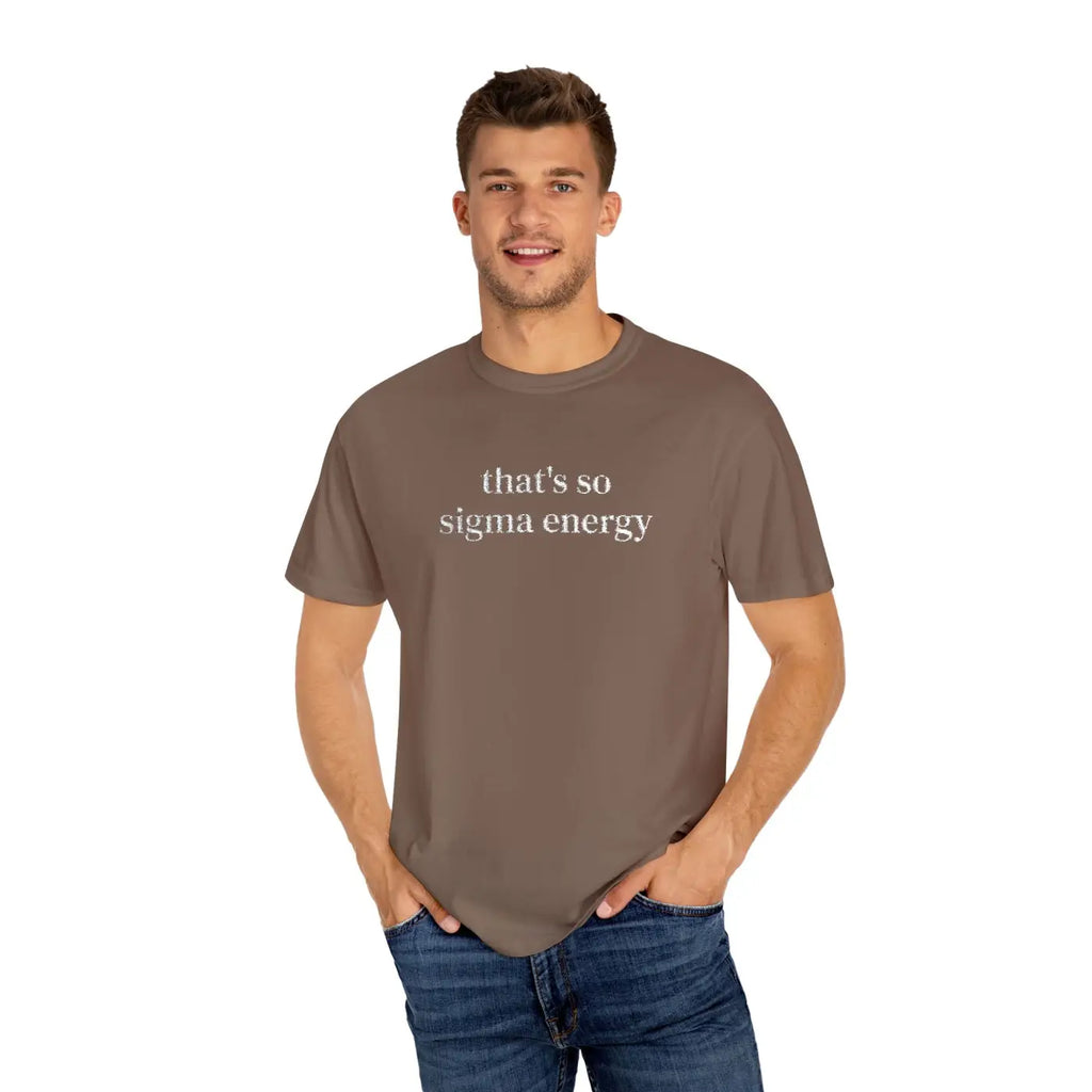 Sigma Energy T-Shirt - Trendy Statement Tee Everyday - DipaliZ