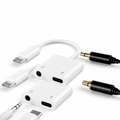 USB-C to 3.5mm Audio Adapter with PD Charging for iPhone 15/16 Pro Max – 2 Pack