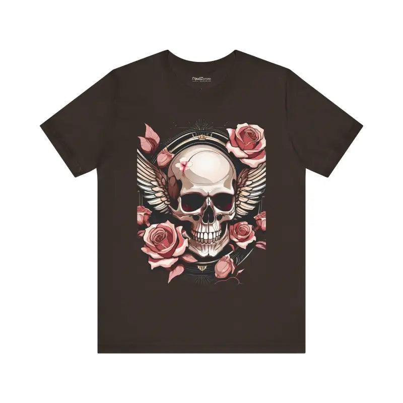 Ghoulish Skulls Unisex Jersey Short Tee - Halloween Concept - DipaliZ