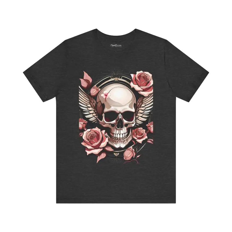 Ghoulish Skulls Unisex Jersey Short Tee - Halloween Concept - DipaliZ