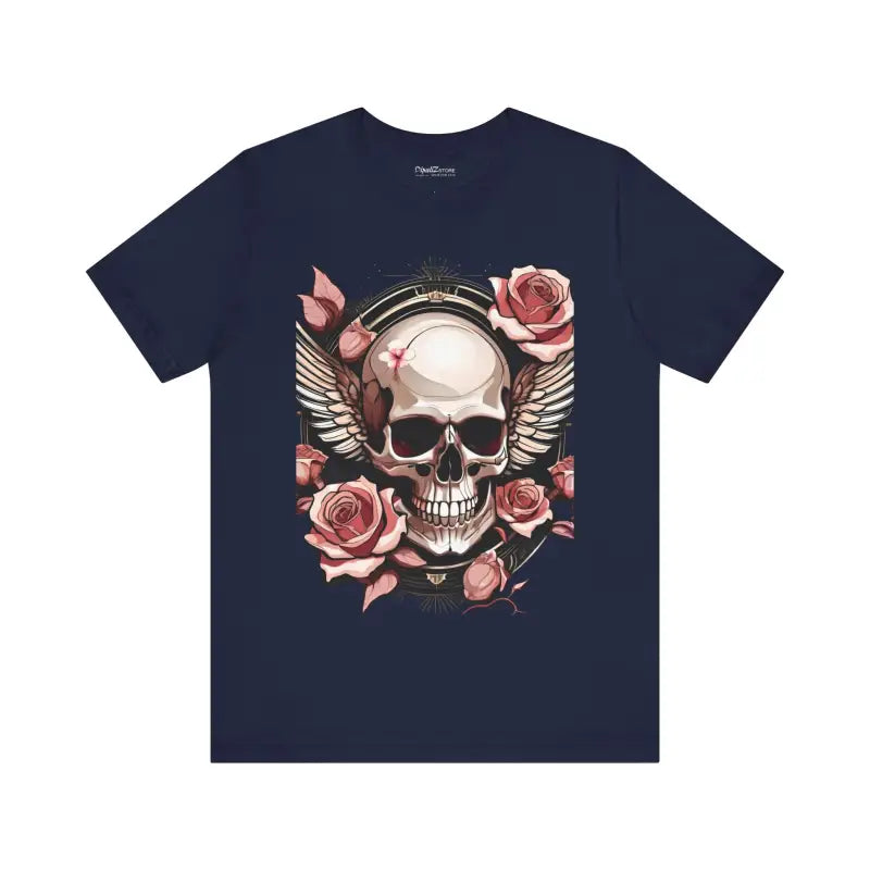 Ghoulish Skulls Unisex Jersey Short Tee - Halloween Concept - DipaliZ