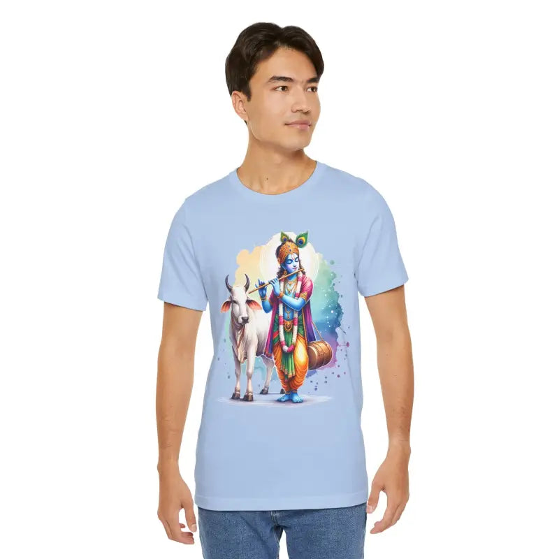 Epic Krishna Flute Tee - Unisex Jersey Short Sleeve - DipaliZ