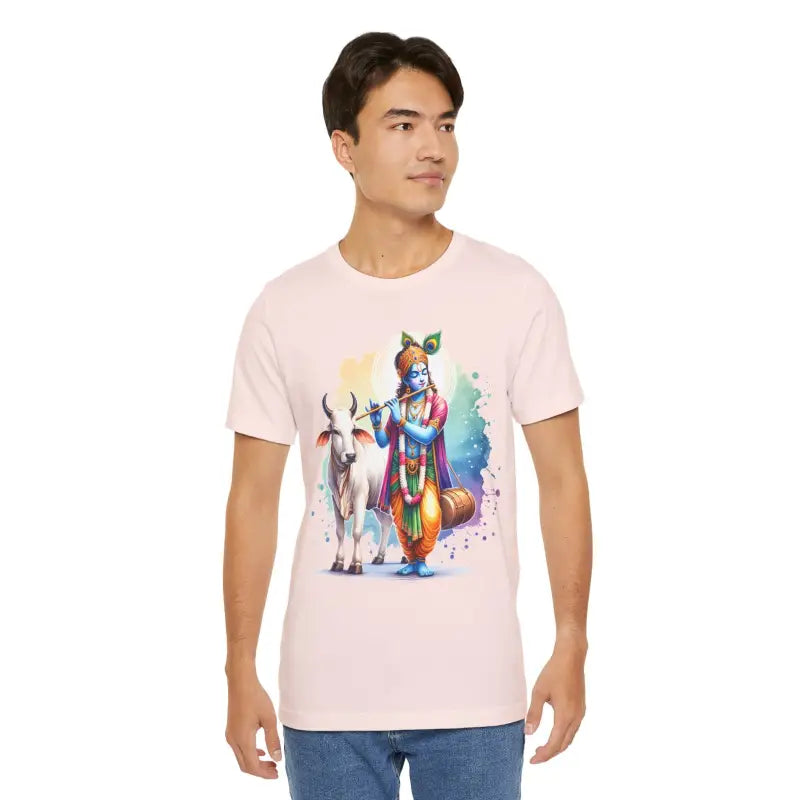 Epic Krishna Flute Tee - Unisex Jersey Short Sleeve - DipaliZ