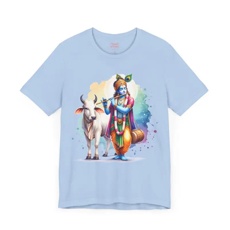 Epic Krishna Flute Tee - Unisex Jersey Short Sleeve - DipaliZ