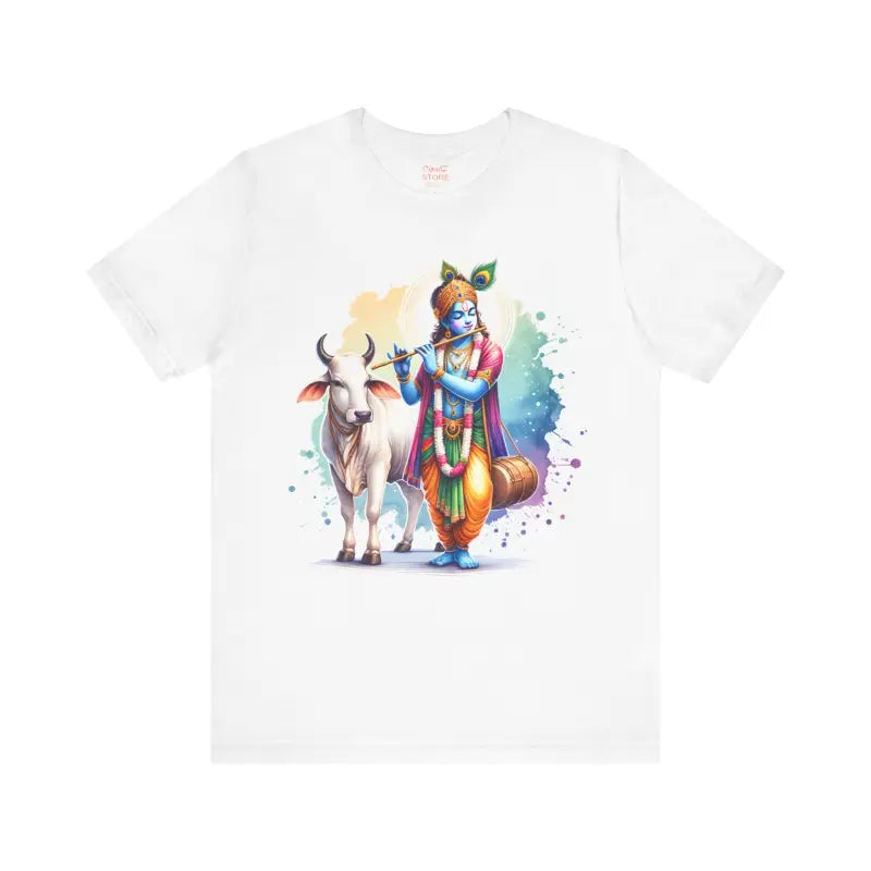 Epic Krishna Flute Tee - Unisex Jersey Short Sleeve - DipaliZ