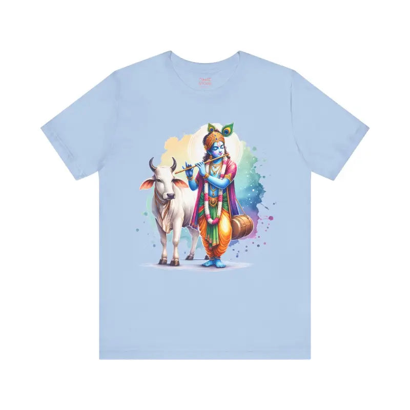 Epic Krishna Flute Tee - Unisex Jersey Short Sleeve - DipaliZ