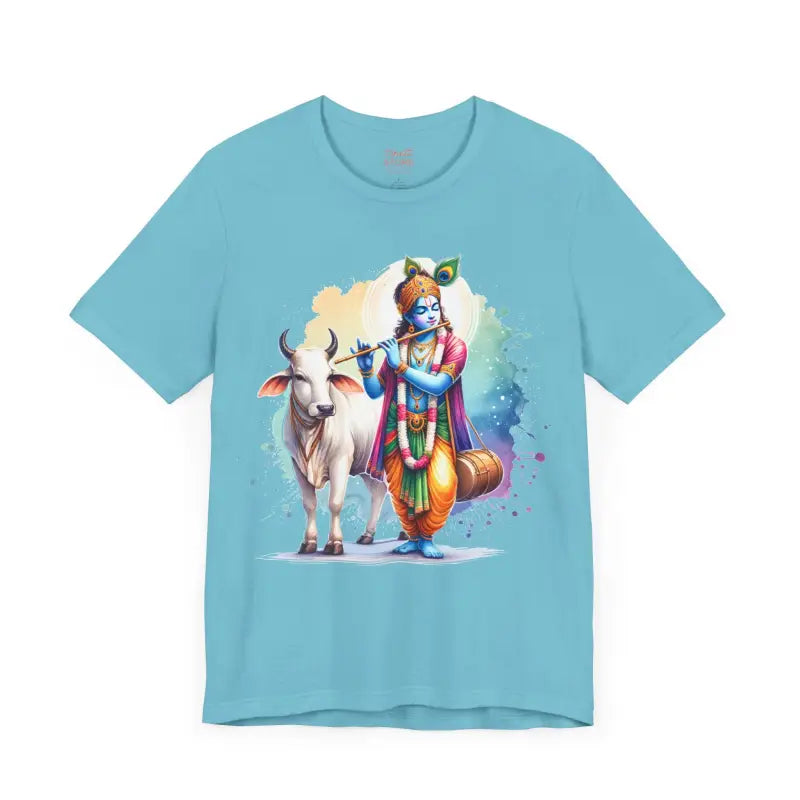 Epic Krishna Flute Tee - Unisex Jersey Short Sleeve - DipaliZ