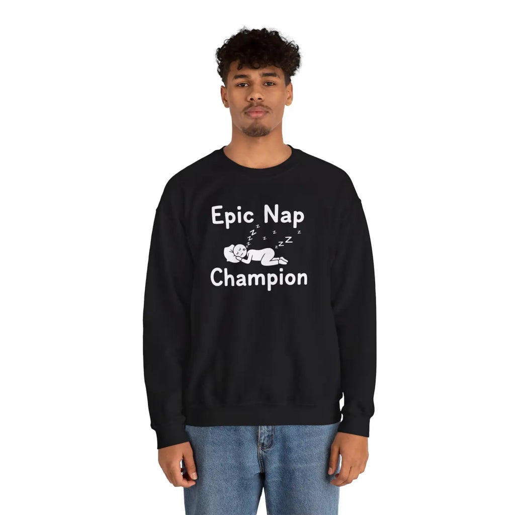 Epic Nap Champion Cozy Crewneck - Legendary Nappers - DipaliZ