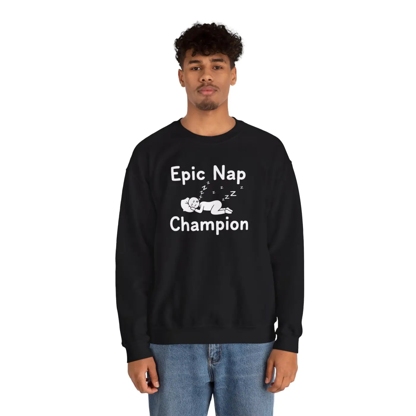 Epic Nap Champion Cozy Crewneck - Legendary Nappers - DipaliZ